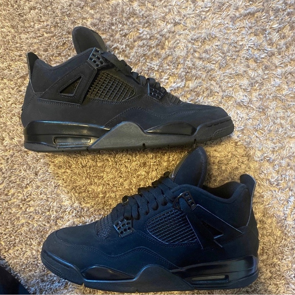 Black Cats Jordan 4s